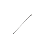 Sennheiser MZE 8060 60cm extension tube microphone accessory side profile