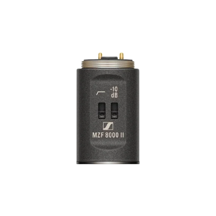 Sennheiser MZF 8000 II microphone filter module with dual-chamber design and frequency response controls
