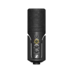 Sennheiser Profile Streaming Set USB condenser microphone system with integrated features and controls highlighted