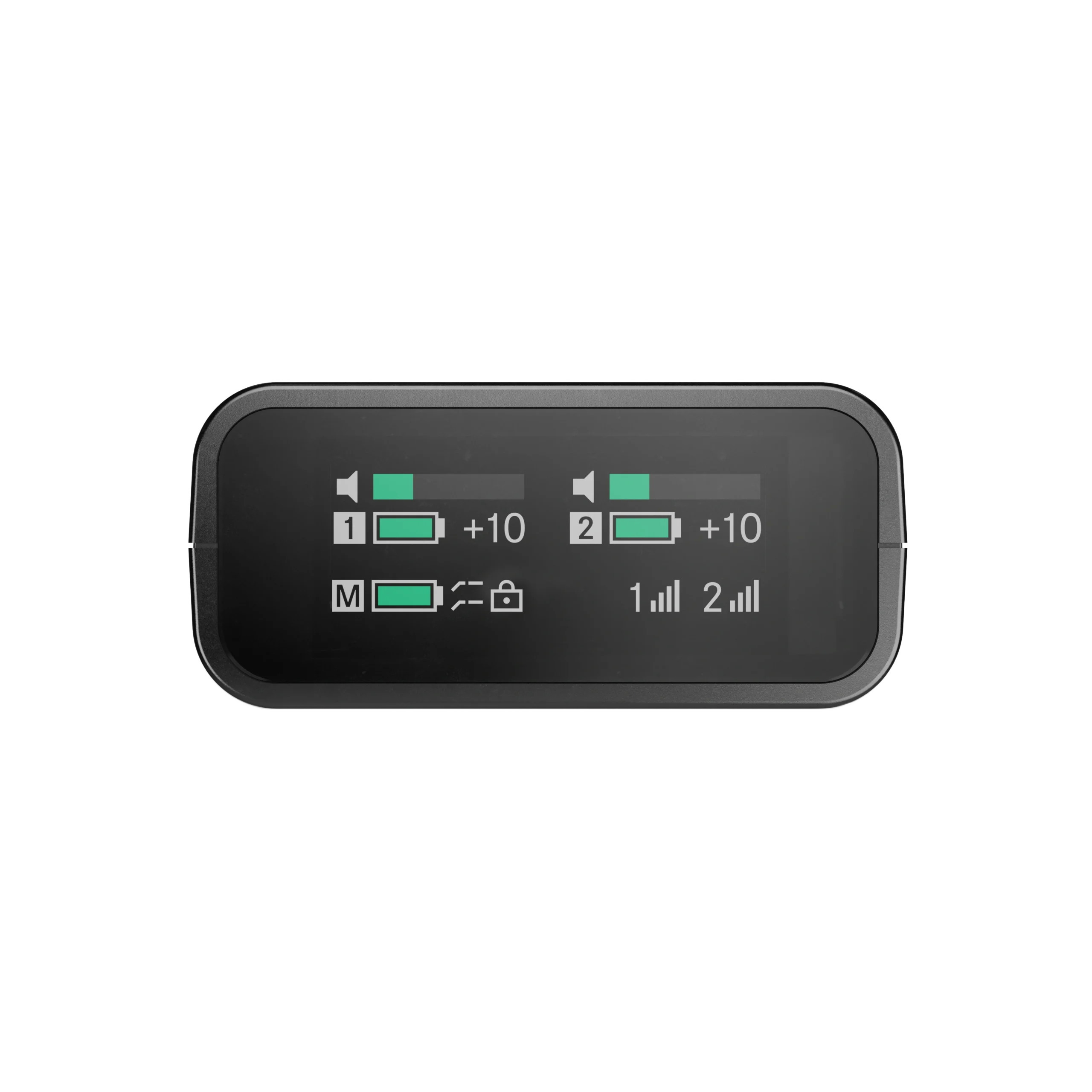 Sennheiser Profile Wireless Receiver 2.4 GHz Dual-Channel Sennheiser Profile wireless receiver 2.4 GHz dual-channel unit front view with antenna