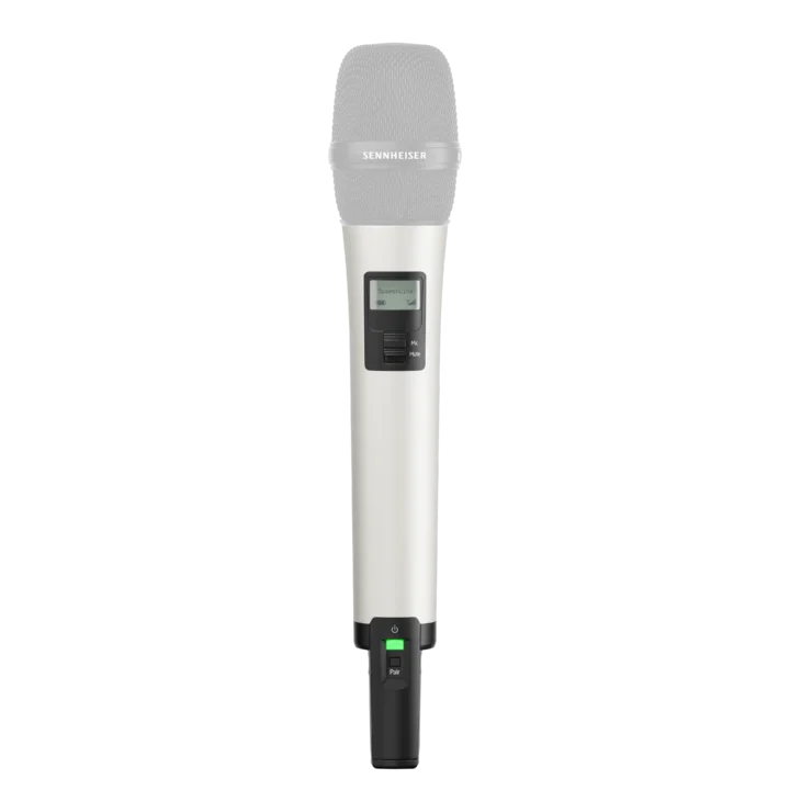 Sennheiser SL Handheld DW-4-US digital wireless transmitter shown from side profile angle