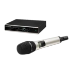 Sennheiser SL handheld wireless microphone set with transmitter and receiver components front view