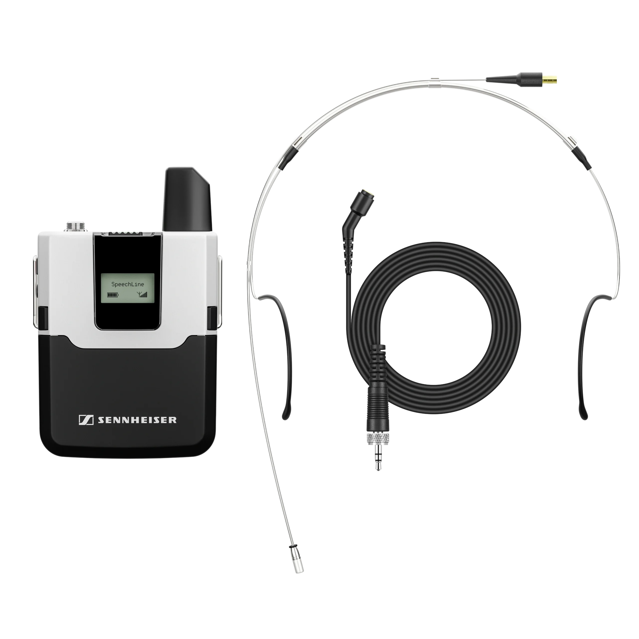 Sennheiser SL Headmic Set DW-4-US R Wireless Headset Sennheiser SL Headmic Set DW-4-US R wireless headset microphone front view