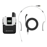 Sennheiser SL Tablestand 153-S DW-4 B wireless table stand in professional conference room application setup