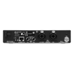 Sennheiser SR IEM G4-A1 wireless stereo transmitter front panel controls and display detail