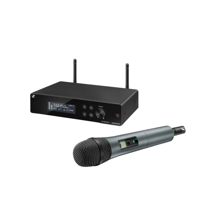 Sennheiser XSW 2-835-A wireless vocal microphone set with handheld transmitter and receiver unit
