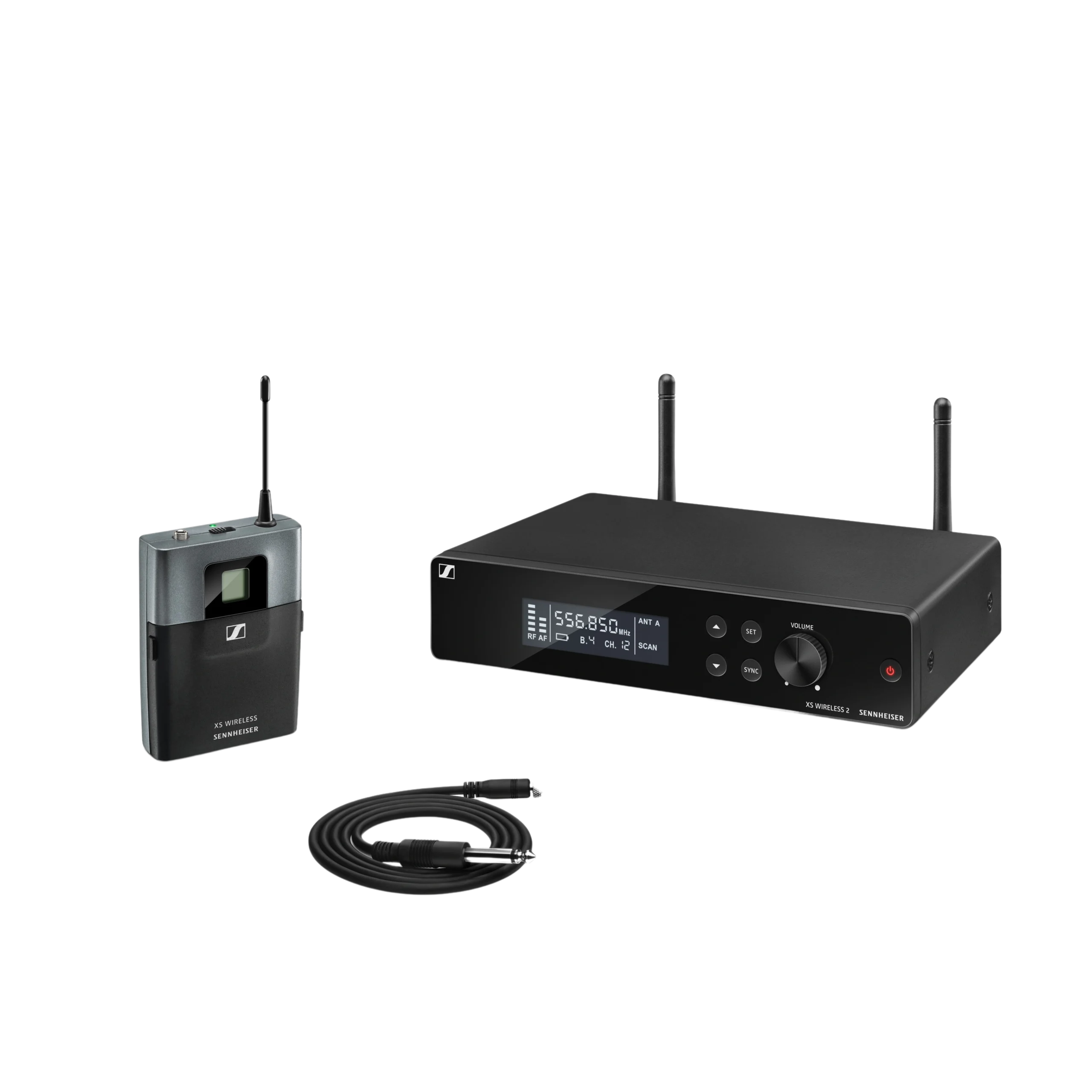 Sennheiser XSW 2-CI1-A Wireless Instrument Microphone System Sennheiser XSW 2-CI1-A wireless instrument microphone set with bodypack transmitter and lavalier microphone