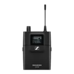Sennheiser XSW IEM EK stereo bodypack receiver with dual antenna connectors and LCD display