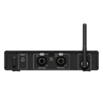 Sennheiser XSW IEM SR stereo transmitter in live performance application with wireless monitoring setup