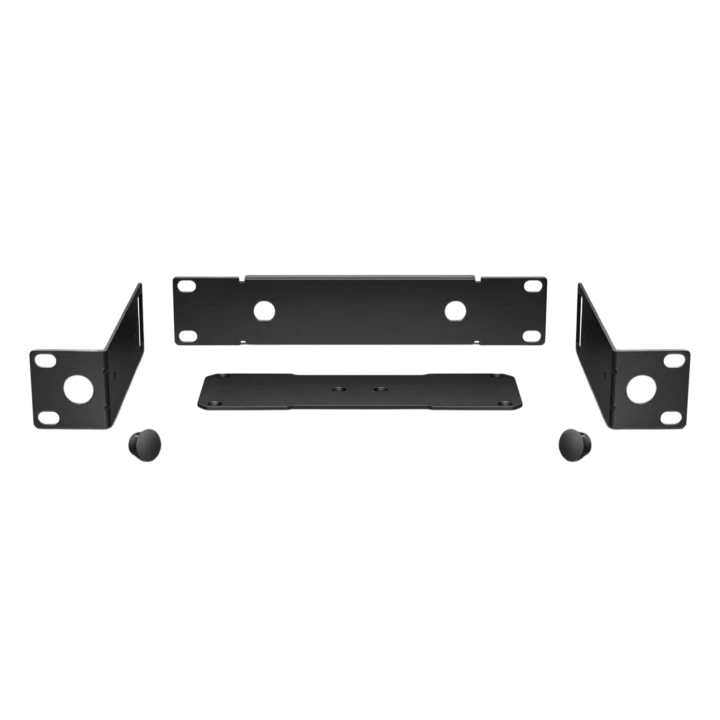 Sennheiser XSW rack mount kit showing professional wireless microphone system installation hardware