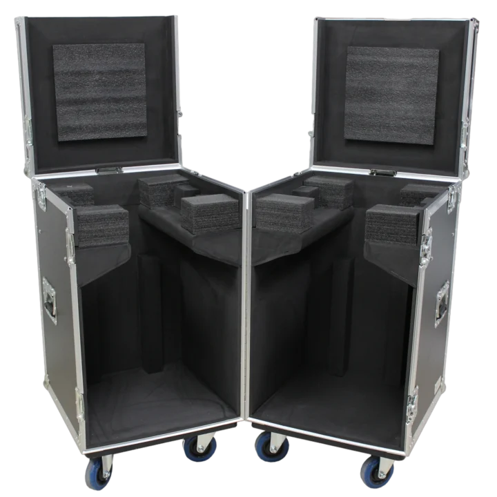 Sound Barrier SBCHAUVMSX2 ATA flight case designed for two Chauvet Maverick Force S lighting fixtures