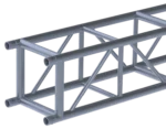 Sound Barrier BC400 400mm aluminum box truss corner connector front view