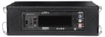 Sound Barrier CORE102A active line array module showing dual 10-inch drivers and side profile connectivity