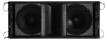 Sound Barrier CORE102A active line array module rear panel showing connectors and controls