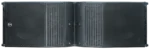Sound Barrier CORE212DOLLY dual 12-inch active three-way line array module on transport dolly, side profile