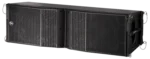 Sound Barrier CORE212DOLLY dual 12-inch active three-way line array module mounted on transport dolly for venue deployment