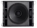 Sound Barrier CORE8218SA 18 inch active subwoofer rear panel showing connections and controls