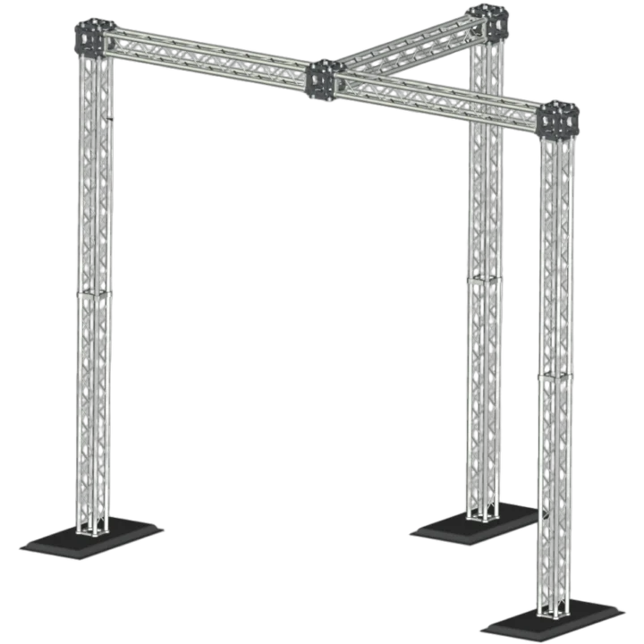 Sound Barrier DJK1 portable deco truss kit 6.5x3.3x6.5 feet assembled frame structure