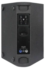 Sound Barrier FM15CXA 15-inch active coaxial stage monitor with integrated DSP controls and professional audio connectors