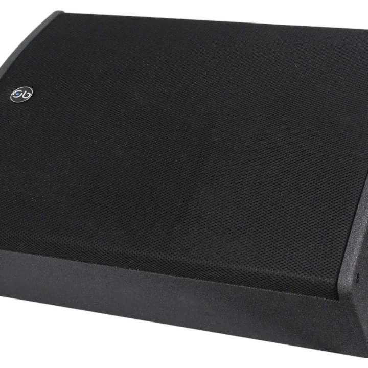 Sound Barrier FM15CXA 15-inch active coaxial stage monitor speaker front view with DSP controls