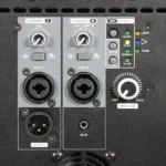 Sound Barrier iLX10D 10-inch active powered loudspeaker front panel controls and connectivity detail