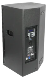 Sound Barrier iLX15D 15-inch active powered loudspeaker in live sound reinforcement application setup