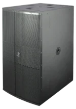 Sound Barrier iLX218DSUB dual 18-inch active subwoofer with front-facing woofer cones and control panel
