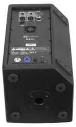 Sound Barrier iLX8D active speaker rear panel controls and connectivity ports close-up