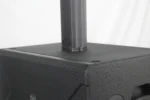 Sound Barrier LX210AS dual 10-inch active subwoofer system in professional studio environment with DSP controls