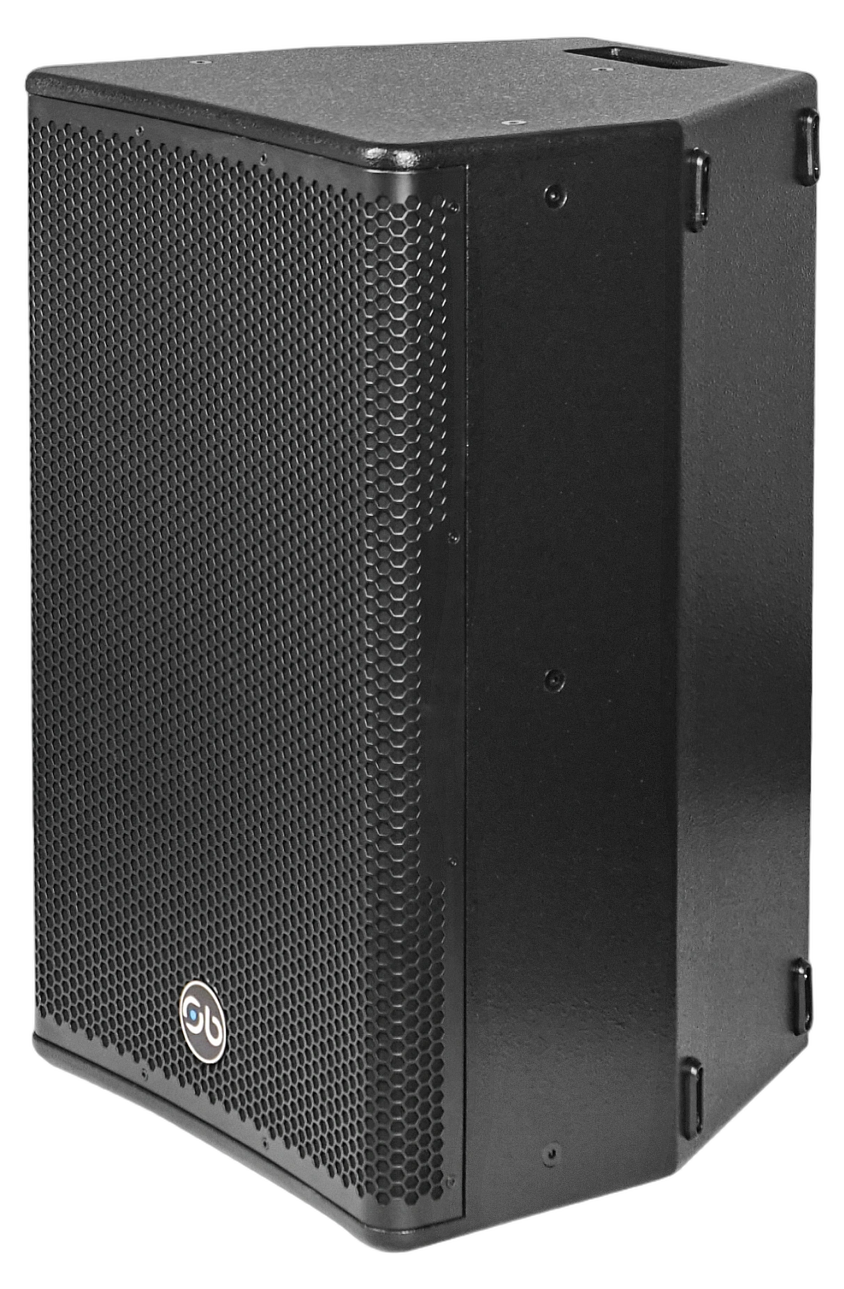 Sound Barrier MG415 Active Full-Range Loudspeaker Front View Sound Barrier MG415 15-inch active two-way full-range loudspeaker with wireless connectivity front panel