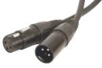Sound Barrier MLB50 microphone cable showing XLR3M and XLR3F connectors detail
