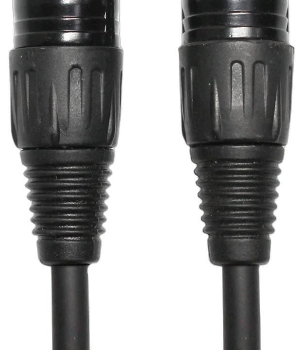 Sound Barrier MLB6 professional microphone XLR3M to XLR3F signal cable coiled display