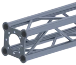 Sound Barrier MT2205 225mm aluminum box truss segment 0.5m length front view