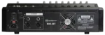 Sound Barrier MX8.3BT 8-channel powered mixer with DSP controls and channel faders detail