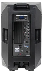 Sound Barrier OMNI12A 12-inch active two-way loudspeaker in professional venue application with wireless connectivity