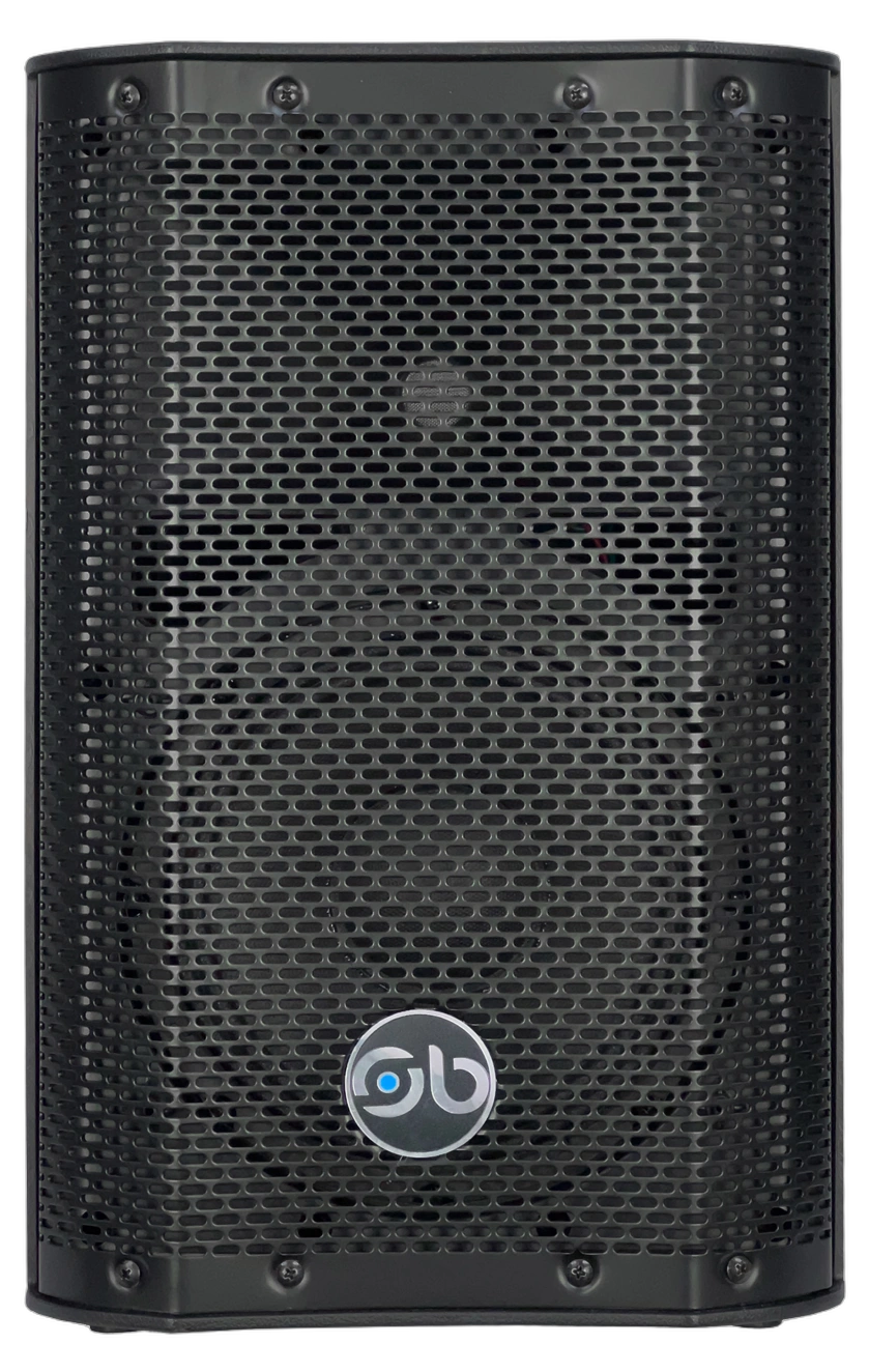 Sound Barrier OMNI8A 8 Inch Active Two-Way Loudspeaker Front Sound Barrier OMNI8A 8-inch active two-way 400W loudspeaker with front-facing woofer and tweeter array