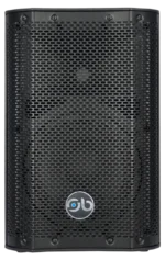 Sound Barrier OMNI8P 8 inch passive two-way 400W loudspeaker front view with grille