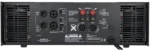 Sound Barrier PCS4000 two-channel 3400W analog power amplifier front panel with input controls and LED indicators