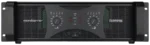 Sound Barrier PCS6000 two-channel 4200W analog power amplifier front view with controls and indicators