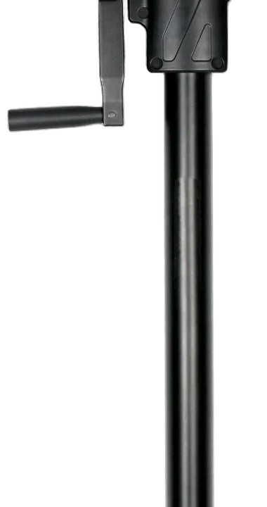 Sound Barrier PM2035 crank operated sub pole with M20 and 35mm adapters, front view