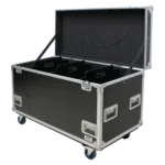Sound Barrier SB10CBMRRCD large universal storage road case showing interior cable packing dividers and compartments