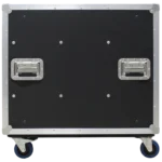 Sound Barrier SB12USLMRX22 12U road case captive slam lock mechanism close-up detail