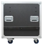 Sound Barrier SB16UTT 16U touring rack case captive sliding door mechanism close-up detail