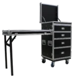 Sound Barrier SB1UTR small multipurpose utility road case showing interior compartments and storage configuration