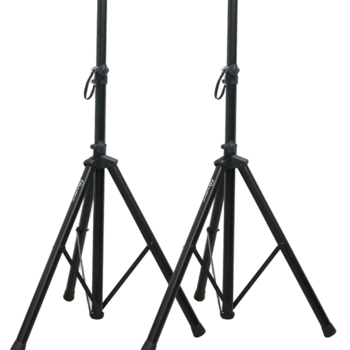 Sound Barrier SB2306 heavy-duty loudspeaker stands pair with stable base and adjustable height