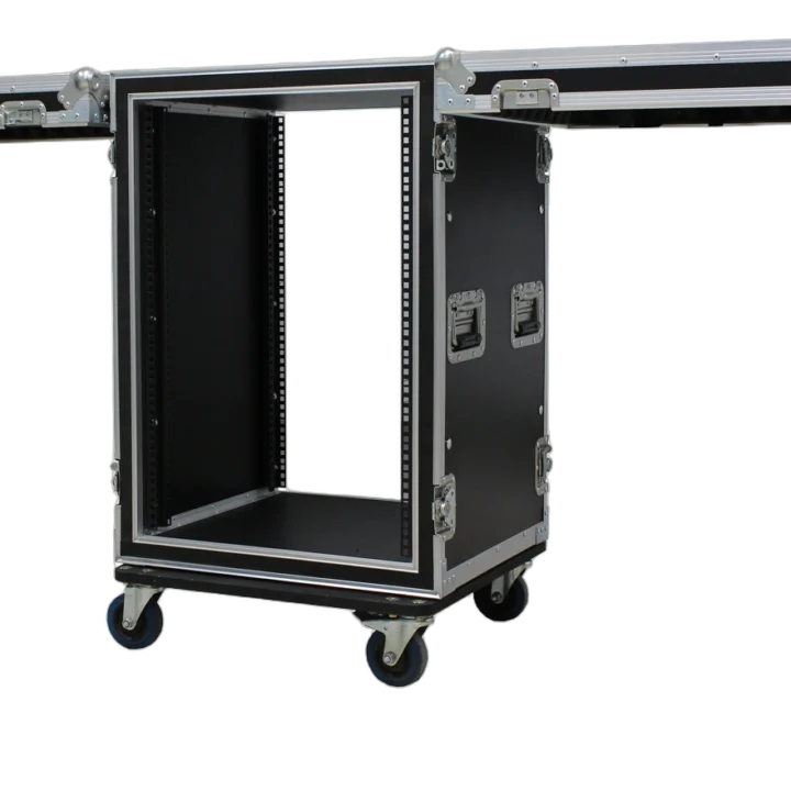 Sound Barrier SB24MK 19 inch combination rack case with front panel and locking handles