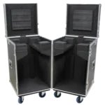 Sound Barrier SB2UB 2U road case dimensional specifications and measurements diagram