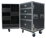 Sound Barrier SB4MDTR medium multipurpose utility combo drawer case with integrated table front view