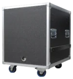 Sound Barrier SB60DTV ATA style protective road case with reinforced corner hardware and latches detail