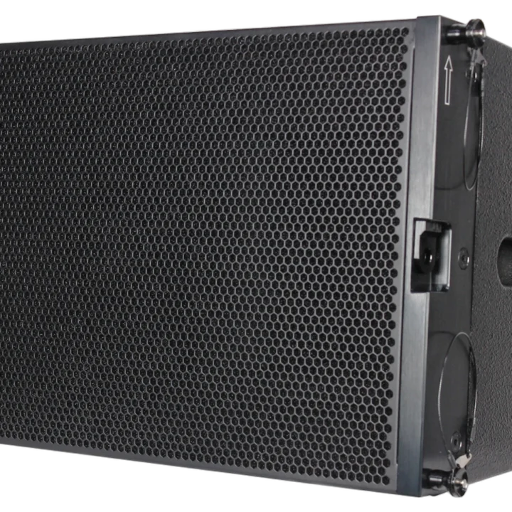 Sound Barrier SBLA121FF 12 inch passive two-way line array speaker front view with flyware mounting
